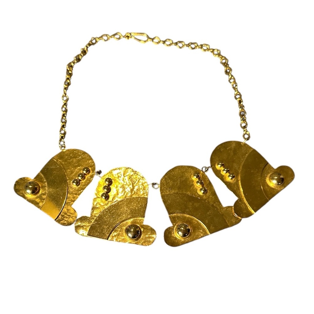 Vintage 1950’s gold toned 16” choker